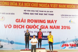 Hà Tĩnh giành HCV tại Giải Rowing máy vô địch quốc gia