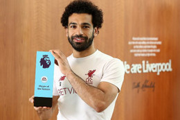 Mohamed Salah giành danh hiệu Cầu thủ xuất sắc nhất Premier League