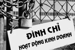 Thông báo về việc đình chỉ hoạt động kinh doanh dịch vụ làm thủ tục về thuế đối với đại lý thuế