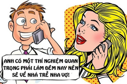 Xin vợ đi nhậu phong cách khoa học