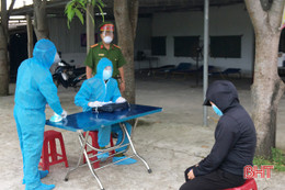 Công an TP Hà Tĩnh xử lý 2 trường hợp trốn chốt phong tỏa