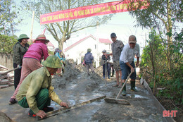 Sôi nổi thi đua chào mừng đại hội hội nông dân các cấp huyện Nghi Xuân