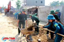 Bộ đội về làng, rộn ràng Cương Gián