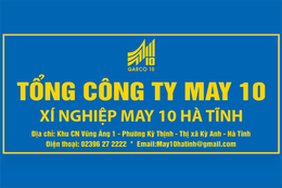 Xí nghiệp May 10 Hà Tĩnh tuyển 500 lao động may công nghiệp