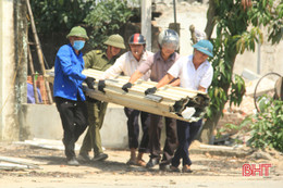 Cưỡng chế, bàn giao mặt bằng thực hiện dự án đường ven biển Xuân Hội - Vũng Áng