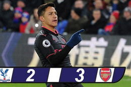 Sanchez lập cú đúp, Arsenal thắng trong ngày Wenger lập kỷ lục