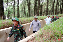 Hoàn thiện công sự, hầm hào, sẵn sàng diễn tập khu vực phòng thủ tỉnh Hà Tĩnh