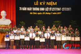 Hà Tĩnh long trọng kỷ niệm 70 năm ngày Thương binh - liệt sỹ