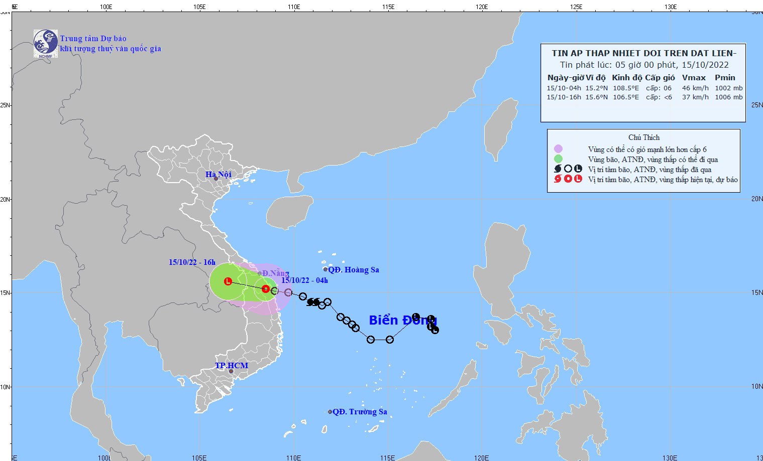 Hà Tĩnh mưa rào và dông