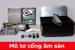 Giới thiệu 3 loại mô tơ cổng tự động tại RobotHome