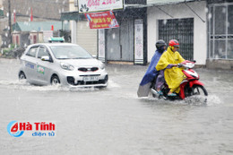 Miền Trung mưa lớn, Hà Tĩnh có nơi mưa trên 250mm