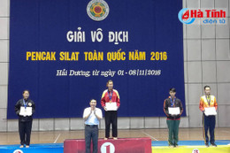 Hà Tĩnh giành 4 huy chương Giải vô địch Pencak Silat toàn quốc