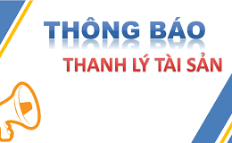 Thông báo thanh lý tài sản