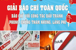 Tích cực hưởng ứng Giải Báo chí với công tác đấu tranh phòng, chống tham nhũng, lãng phí