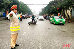 Mở đợt cao điểm bảo đảm trật tự an toàn giao thông Tết Dương lịch