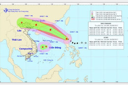 Bão Pakhar tiến vào Biển Đông, giật cấp 11