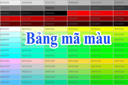 Cách lấy bảng mã màu Html, CSS siêu nhanh, đơn giản