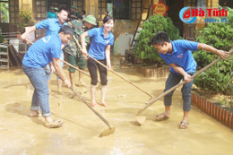 Hương Khê nhanh tay khắc phục lũ, chuẩn bị ứng phó bão!