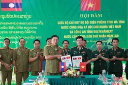 Hà Tĩnh, Bôlykhămxay, Khăm Muộn ký kết bảo vệ chủ quyền an ninh biên giới