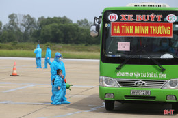 Đợt 2, Hà Tĩnh đón 229 công dân mang thai và trẻ em từ các tỉnh, thành phía Nam về quê