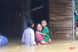 Mưa lũ gây thiệt hại nặng tại nhiều địa phương ở Hà Tĩnh