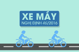 [Infographics] Mức phạt vi phạm giao thông mới nhất với xe máy