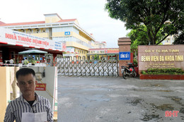 Bắt đối tượng trộm tiền, điện thoại trong Bệnh viện Đa khoa tỉnh Hà Tĩnh