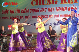 Đức Thọ thi giọng hát hay thanh niên toàn huyện