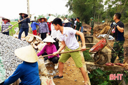 Lộc Hà phấn đấu hoàn thành tiêu chí GTNT vào năm 2020