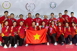 Hà Tĩnh giành 3 huy chương tại Giải Karatedo Đông Nam Á 2022