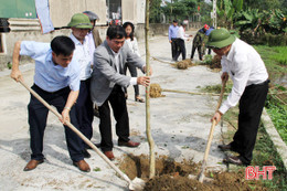 Nhiều địa phương ở Nghi Xuân ra quân làm NTM kiểu mẫu, NTM nâng cao