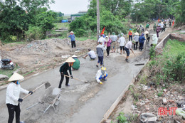 Nông dân hiến kế - của - công… xây dựng nông thôn mới