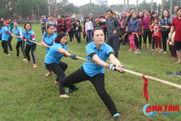 Các địa phương Hà Tĩnh sôi nổi thi đấu thể thao mừng Xuân mới