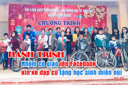 Hành trình nhóm cô giáo lên Facebook xin xe đạp cũ tặng học sinh miền núi