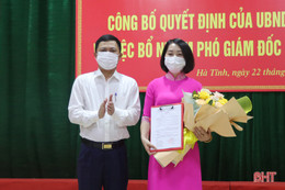 Công bố quyết định bổ nhiệm Phó Giám đốc Sở GD&ĐT Hà Tĩnh