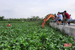 Lộc Hà chủ động lực lượng, phương tiện ứng phó nguy cơ sạt lở, triều cường