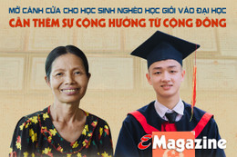 Mở cánh cửa cho học sinh nghèo học giỏi vào đại học - cần thêm sự cộng hưởng từ cộng đồng (Bài 2): Mẹ con cậu học trò nghèo và tương lai rộng mở