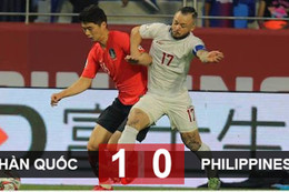 Hàn Quốc 1-0 Philippines: Ứng viên vô địch toát mồ hôi ngày ra quân