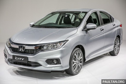 Honda City 2017 ra mắt tại Malaysia, giá từ 403 triệu đồng