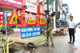 Đảm bảo an toàn, chủ động tiêu thoát nước, ứng phó với mưa lớn ở TP Hà Tĩnh