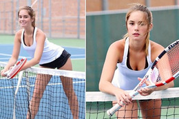 "Nữ thần" tennis 14 tuổi đẹp như hoa hậu