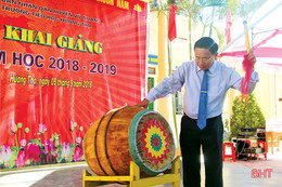 Lãnh đạo Hà Tĩnh dự lễ khai giảng năm học 2018-2019 tại các trường