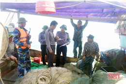 “Săn” tàu giã cào ngay vùng lộng biển Hà Tĩnh