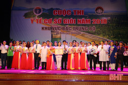 Hà Tĩnh nhì Hội thi Y tế cơ sở giỏi năm 2018 khu vực Bắc Trung bộ