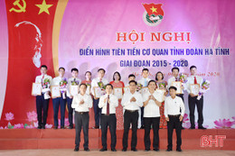 Cơ quan Tỉnh đoàn Hà Tĩnh tuyên dương 11 điển hình tiên tiến giai đoạn 2015 - 2020