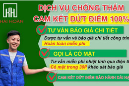 Bảng giá dịch vụ chống thấm trọn gói mới nhất