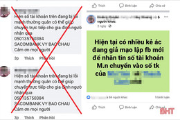 Hãy cảnh giác với thủ đoạn lập Facebook giả mạo, lừa chuyển tiền từ thiện!