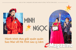 Minh Ngọc và hành trình đưa giải quán quân Sao Mai về Hà Tĩnh sau 13 năm