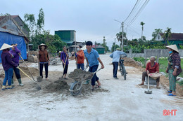 Xóm đạo ven đô quyết về đích nông thôn mới kiểu mẫu