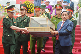 Hà Tĩnh truy điệu, an táng 7 hài cốt liệt sỹ quân tình nguyện và chuyên gia Việt Nam hy sinh tại Lào